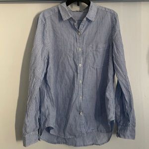 Light Blue Striped Button Down Shirt